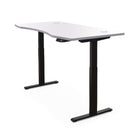 Hi5 Ez Electric Height Adjustable Standing Desk with ergonomic contoured Tabletop (59