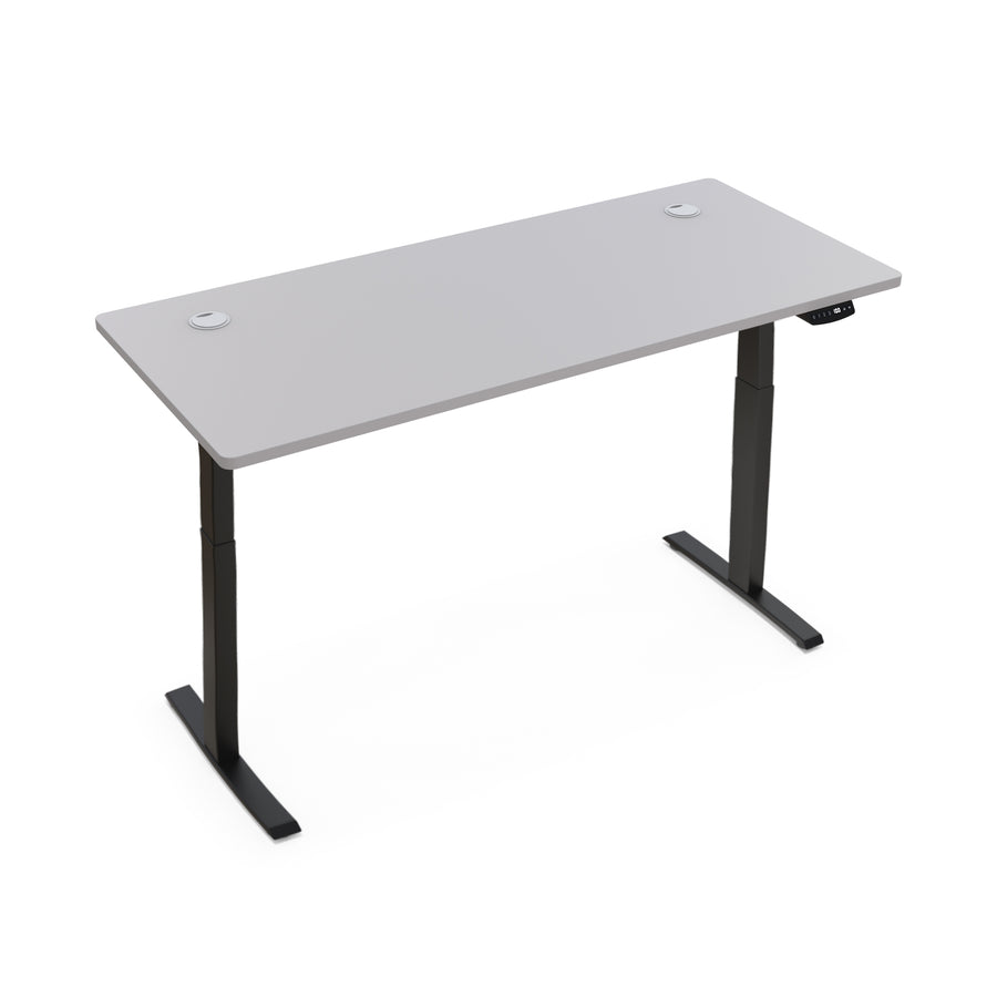 Hi5 Electric Height Adjustable Standing Desks with Rectangular Tabletop (63"x27.5") for Home Office Workstation with 4 Color Option