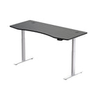 Hi5 Ez Electric Height Adjustable Standing Desk with ergonomic contoured Tabletop (71