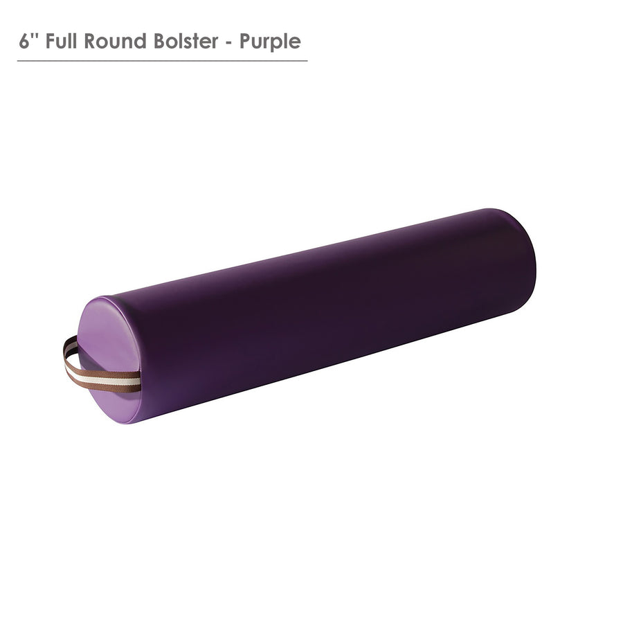 Master Massage 6"x26" full round Massage Bolster purple