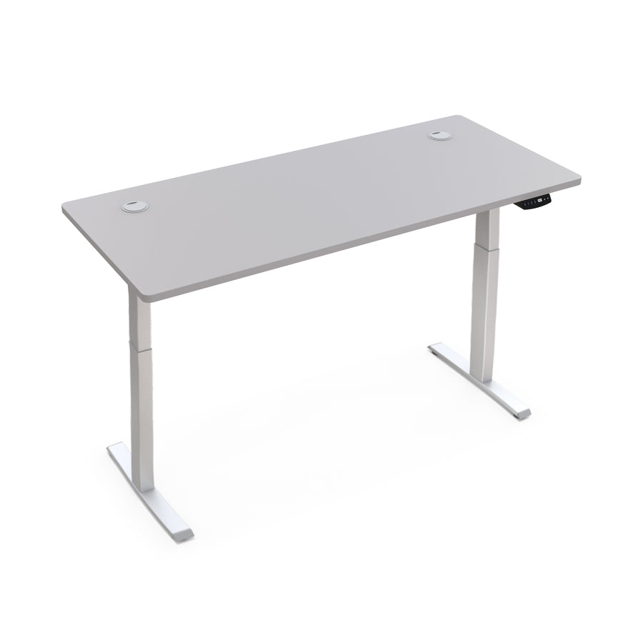 Hi5 Electric Height Adjustable Standing Desks with Rectangular Tabletop (63"x27.5") for Home Office Workstation with 4 Color Option
