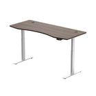 Hi5 Ez Electric Height Adjustable Standing Desk with ergonomic contoured Tabletop (71