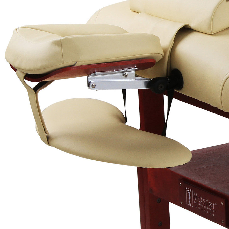 Master Massage Standard Armrest Support for Massage Table burgundy