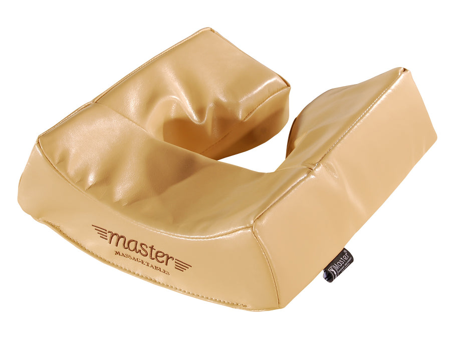 Master Massage Ergonomic Dream Face Cushion Pillow Memory Foam Universal Headrests Cradle - Cream