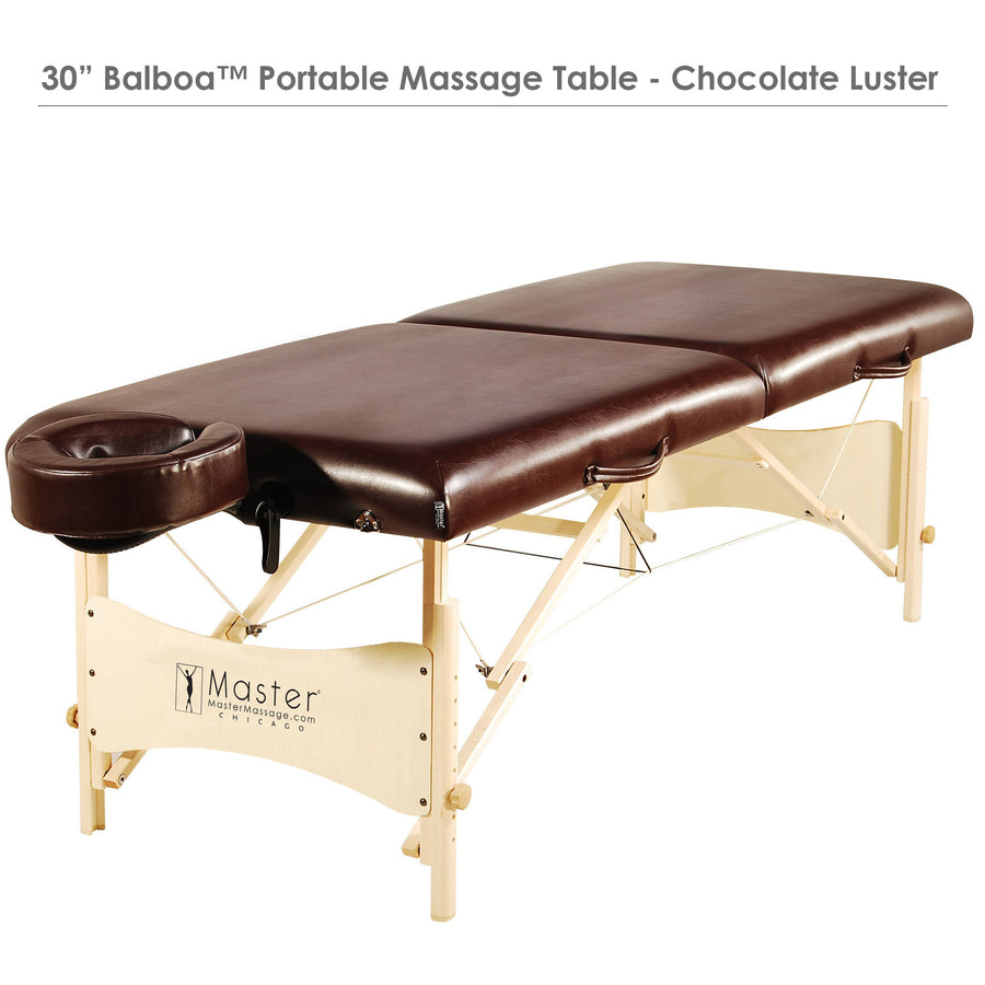 Master Massage  Balboa Portable Massage Table Chocolate