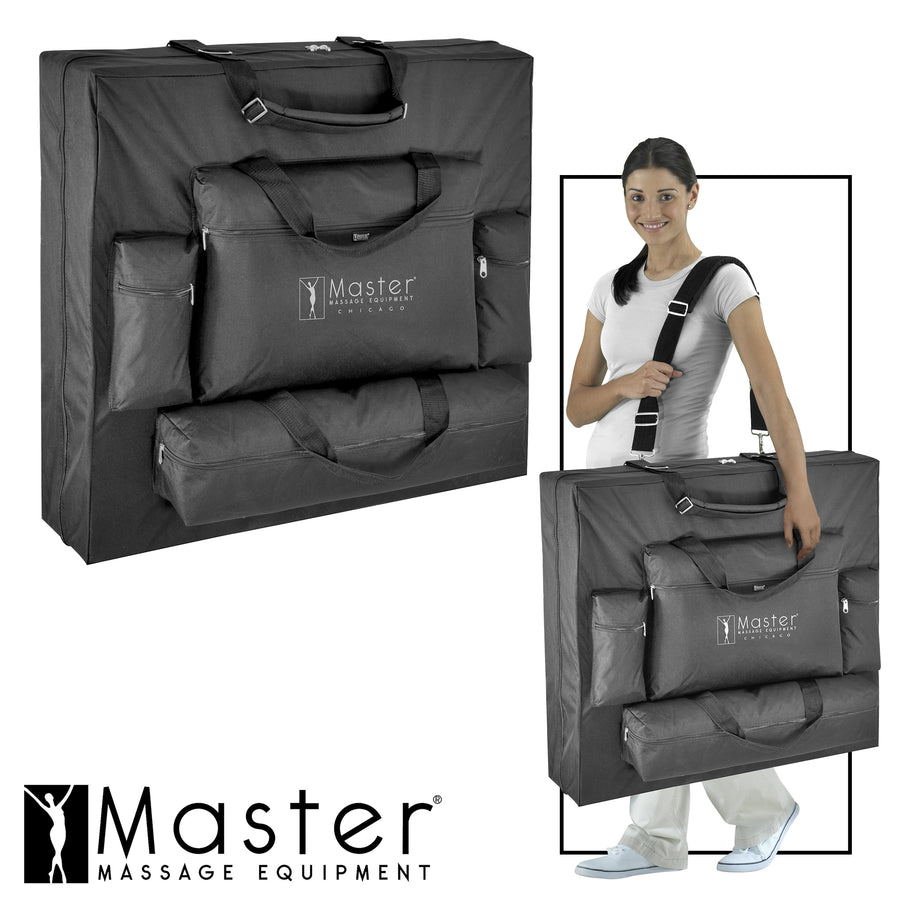 Master Massage 30" CALYPSO folding Massage Table Blue Carry Case