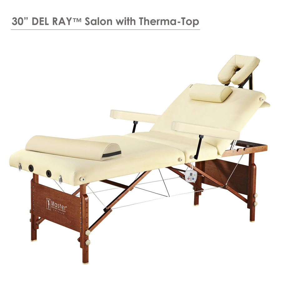 Master  Massage 30" DEL RAY Thermal Top Massage Table Sand Color