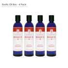 Master Massage exotic organic Aromatherapy Massage Oil pack of 4