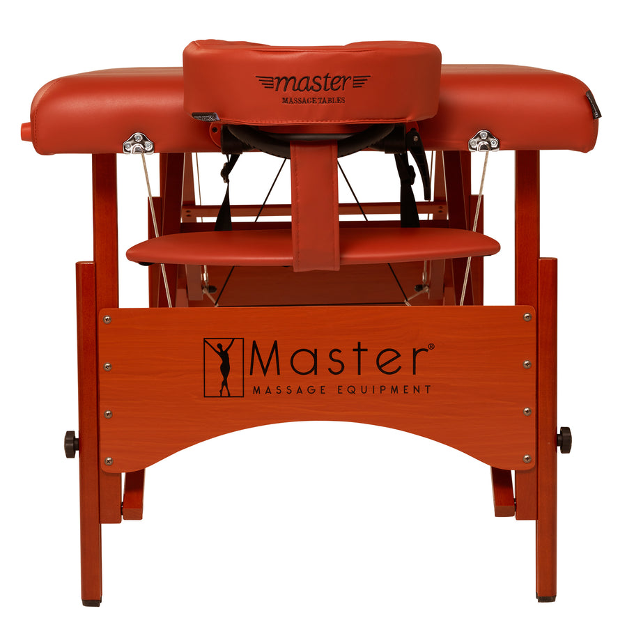 Master Massage 28" FAIRLANE™ Portable Massage Table Package with Therma-Top® - Adjustable Heating System! (Cinnamon Color)