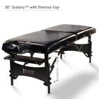Master Massage 30” GALAXY Wooden Massage Table Black