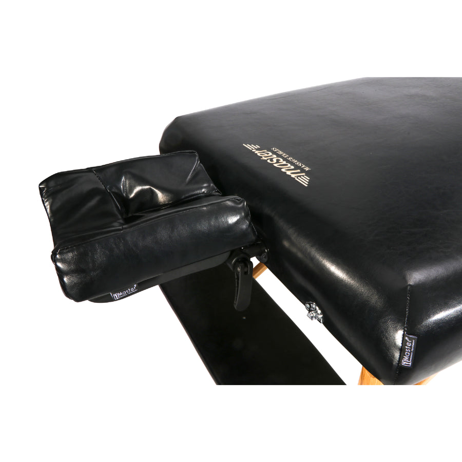 Master Massage 32" HUSKY GIBRALTAR™ XXL Portable Massage Table Package - Built for LARGER Clients! Supports an Enormous 3,200 lbs! (Black Color)
