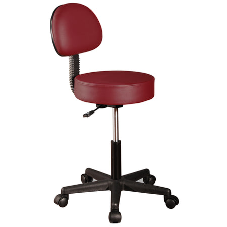 Master Massage Rolling Stool with Backrest