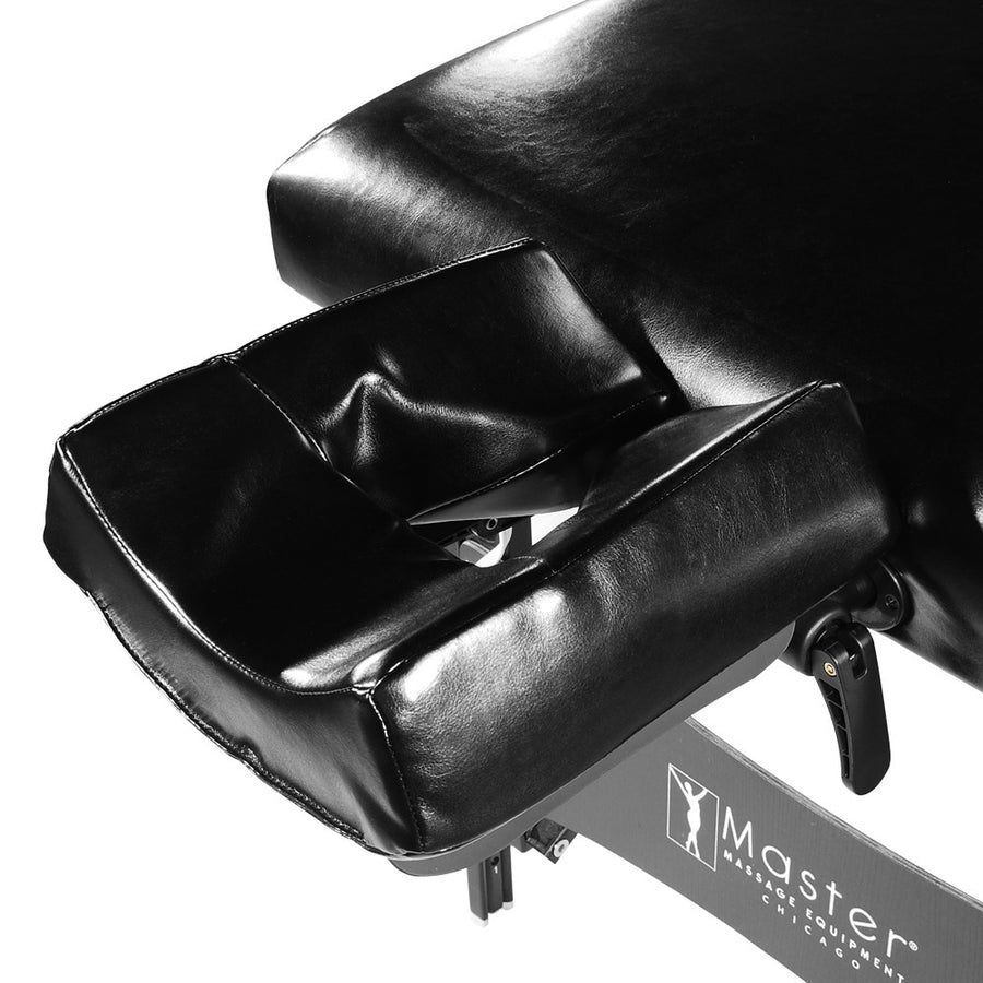 Master 31" Montclair Stationary  Massage Table Black face cushion