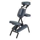 Master Massage - The PROFESSIONAL™ Portable Massage Chair Package with Wheeled Case, Royal Blue