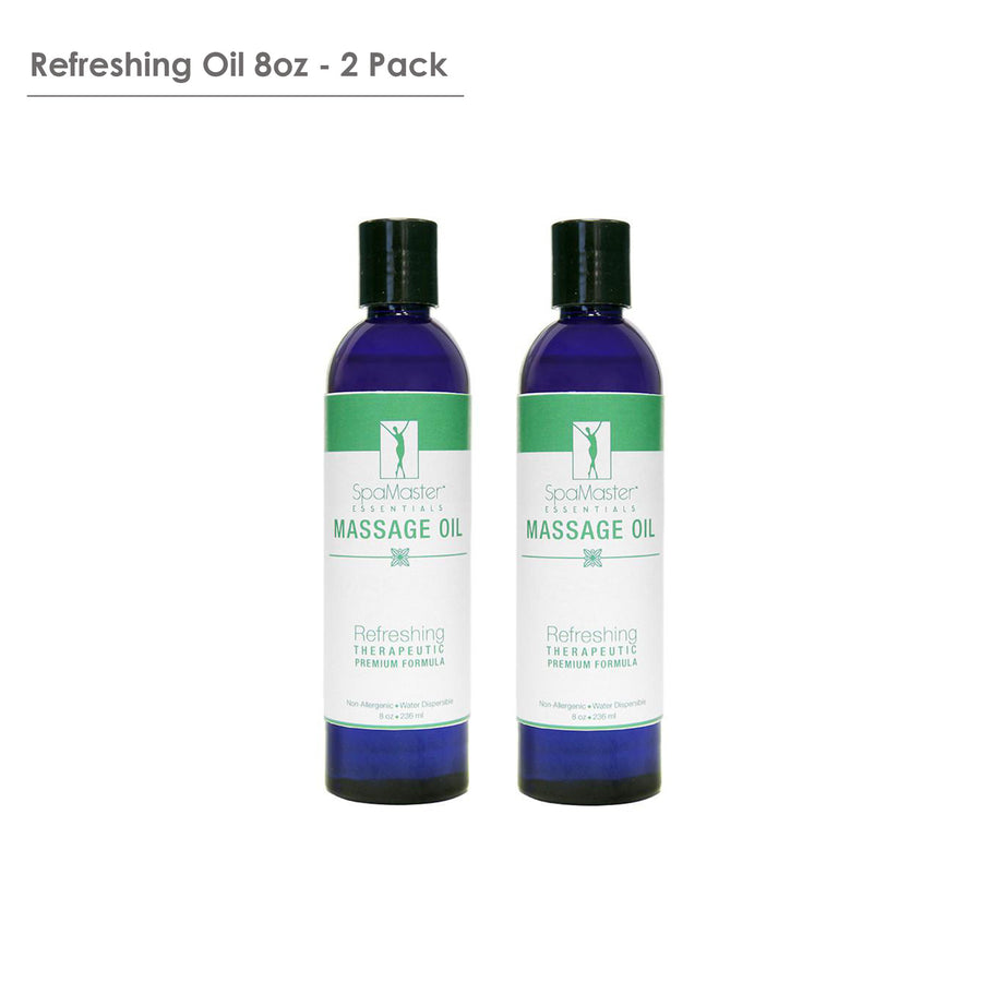Master Massage Refresh organic Aromatherapy Massage Oil pack of 2