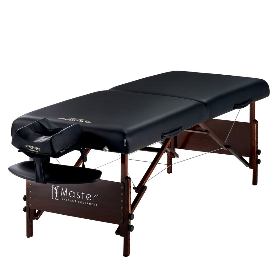 Master Massage 30" DEL RAY™ Portable Massage Table Package (Sand Color) with Ambient Light System