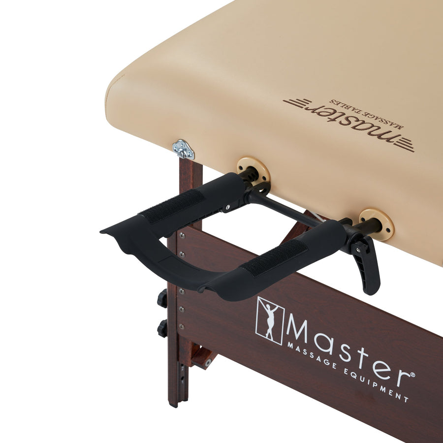 Master Massage 30" DEL RAY™ Portable Massage Table Package (Sand Color) with Ambient Light System