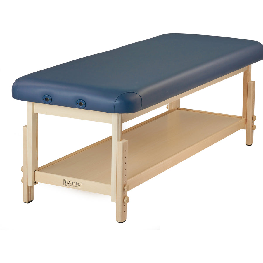 Master Massage 30" LAGUNA™ Stationary Massage Table Package - GREAT for Private Practitioners! (Navy Blue)