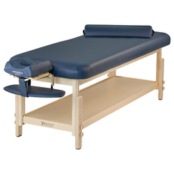 Master Massage 30" LAGUNA™ Stationary Massage Table Package - GREAT for Private Practitioners! (Navy Blue)