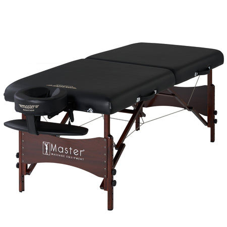 Master Massage 30" Roma™ LX Portable Massage Table Package with Best Selling Size (Black)