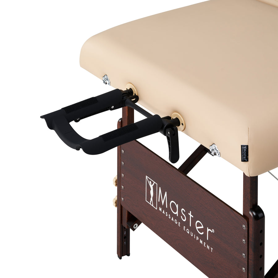 Master Massage 30" DEL RAY™ SALON Portable Massage Table Package with Therma-Top® - Adjustable Heating System! (Sand Color)