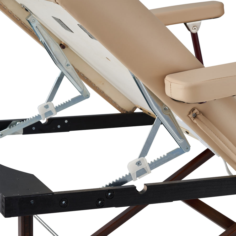 Master Massage 30" DEL RAY™ SALON Portable Massage Table Package with Therma-Top® - Adjustable Heating System! (Sand Color)