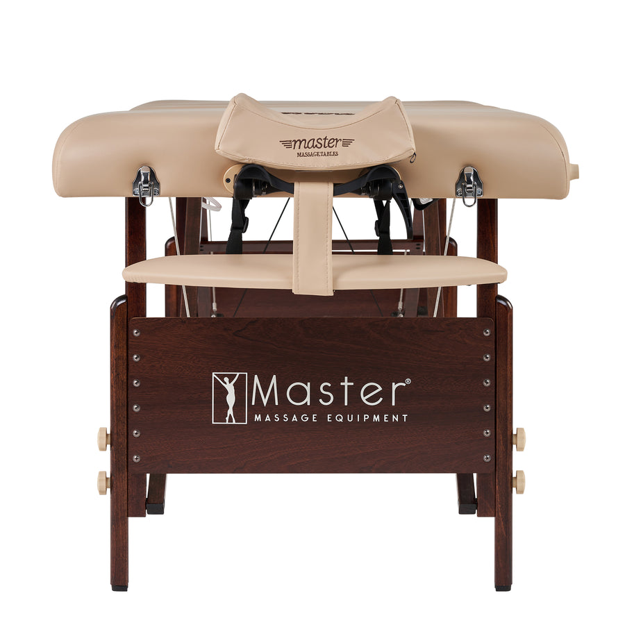 Master Massage 30" DEL RAY™ SALON Portable Massage Table Package with Therma-Top® - Adjustable Heating System! (Sand Color)