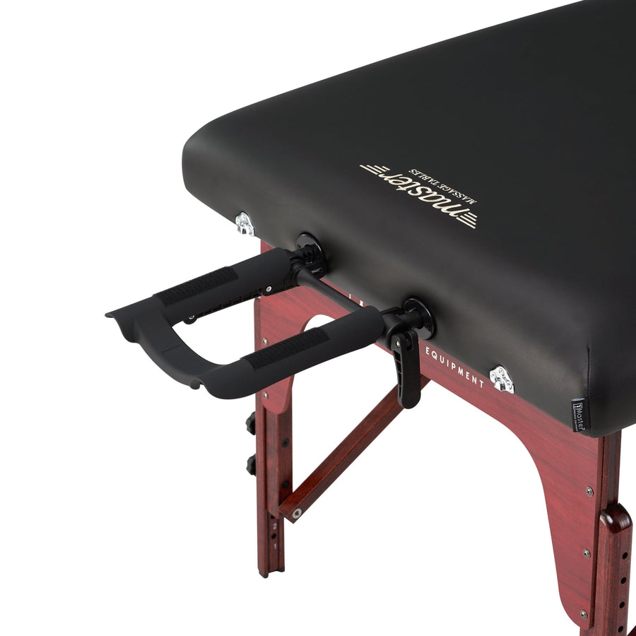 Master Massage 31" Montclair™ Portable Massage Table Package (Black) with Ambient Light System