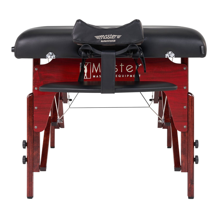 Master Massage 31" Montclair™ Portable Massage Table Package (Black) with Ambient Light System