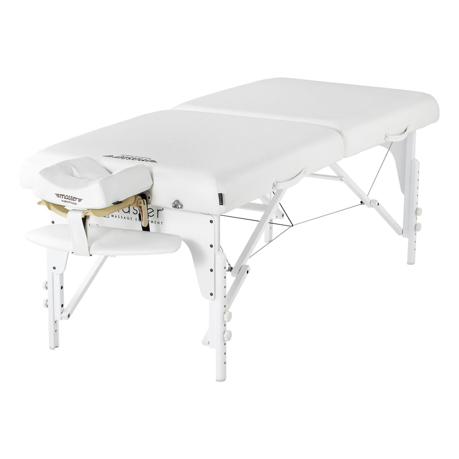 Master Massage 31" Montclair™ Portable Massage Table Package (Black) with Ambient Light System