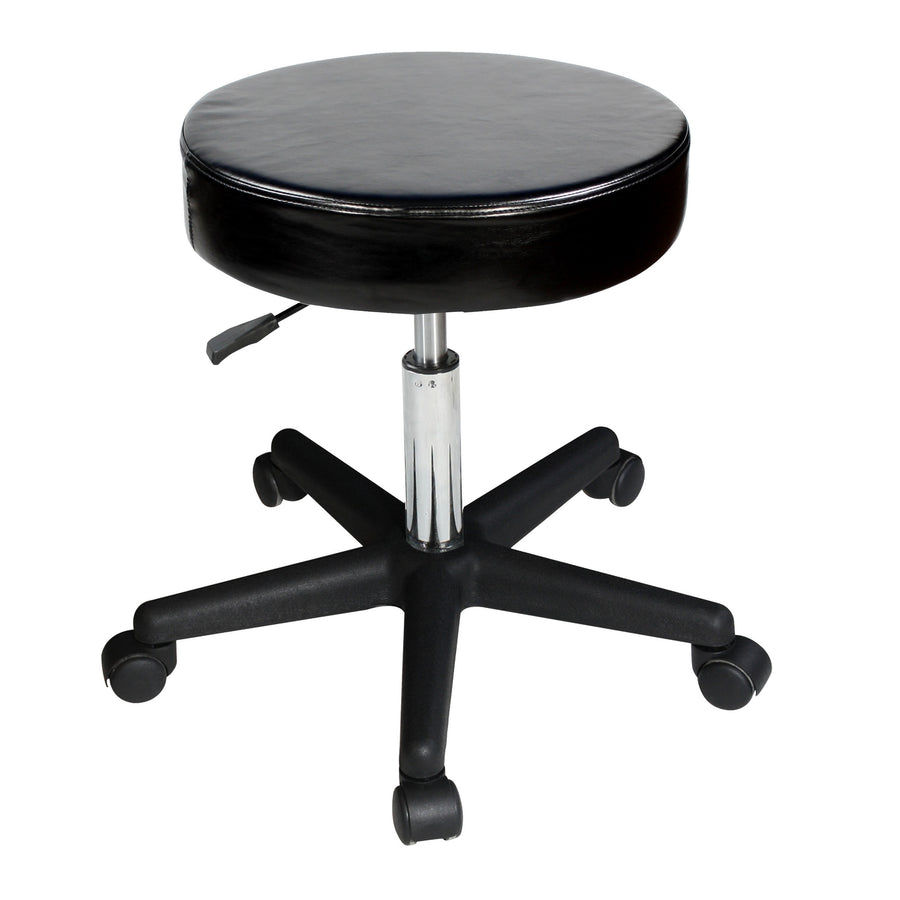 Master Massage Beauty Rolling Swivel Hydraulic Massage Stool black