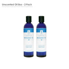Master Massage unscented organic Aromatherapy Massage Oil pack of 2