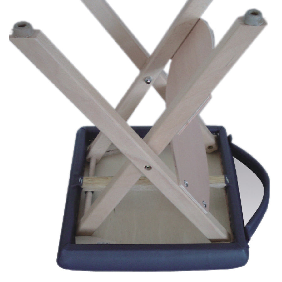 Master Massage Lightweight wooden base swivel Folding  Stool