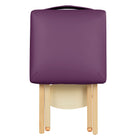 Master Massage Lightweight wooden Folding  Stool purple