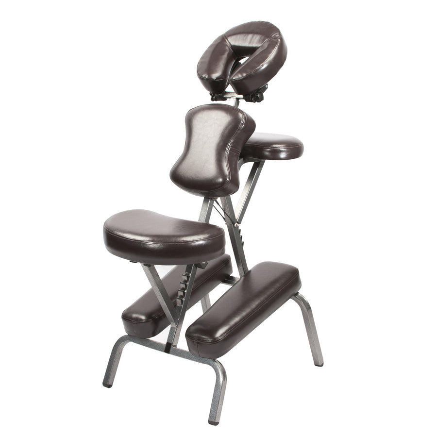 Master Massage The BEDFORD Portable Massage Chair Coffee