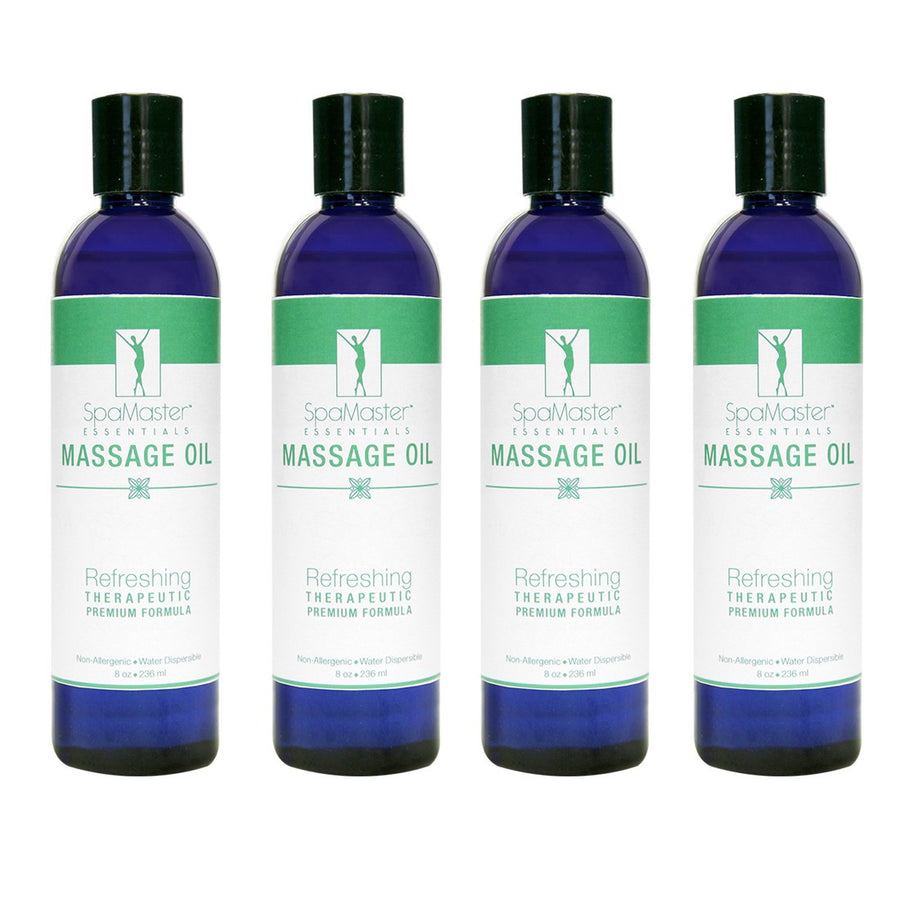 Master Massage  Refreshing Aromatherapy Massage Oil pack of 4