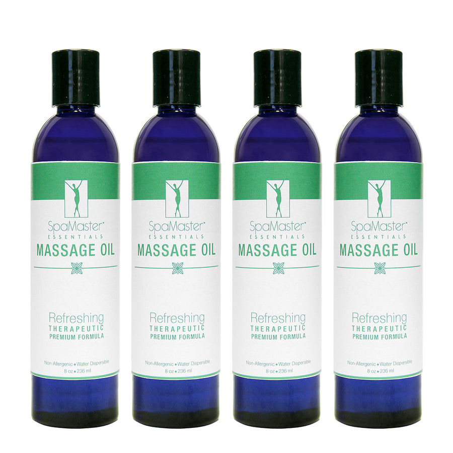 Master Massage  Water Soluble Blend Massage Oil pack of 4