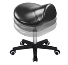 Master Massage Ergonomic Swivel Saddle Stool Black adjustable