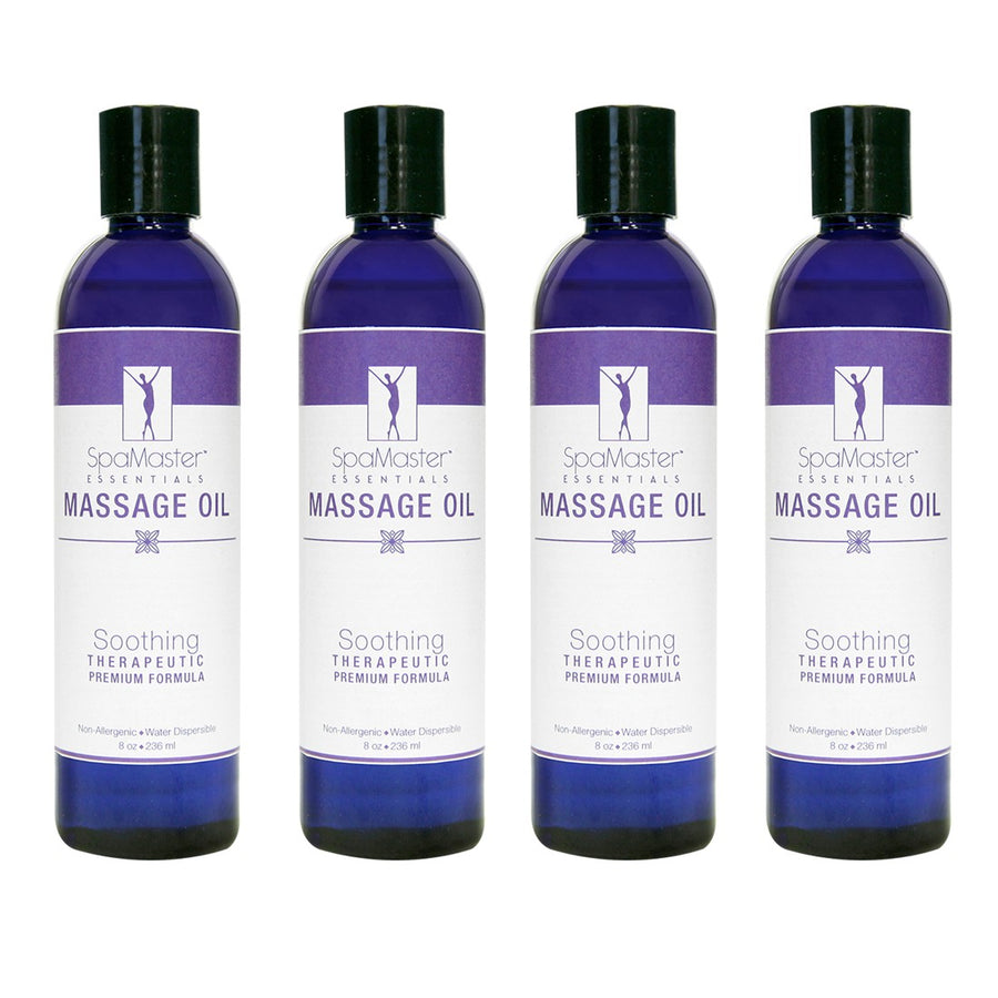 Master Massage  Water Soluble Blend Massage Oil four bottles