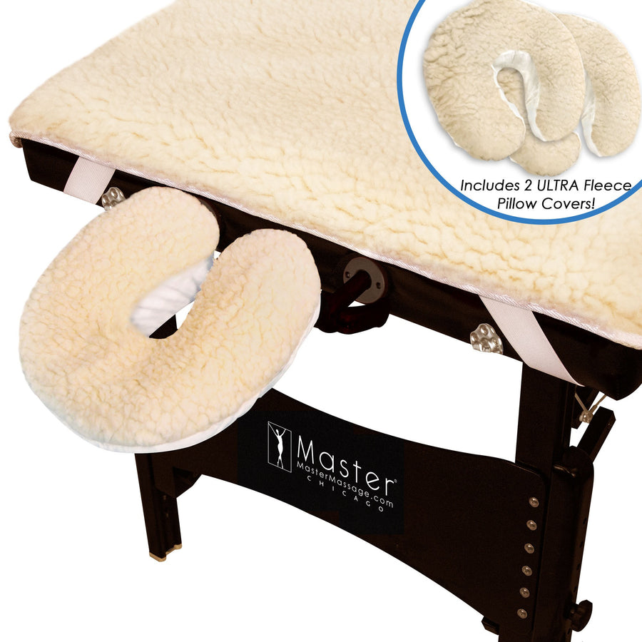 NRG Fleece Table Pad - Massage Table Fleece Pad - Natural