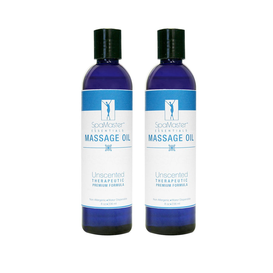 Master Massage Unscented Water Soluble Blend Massage Oil pack of 2