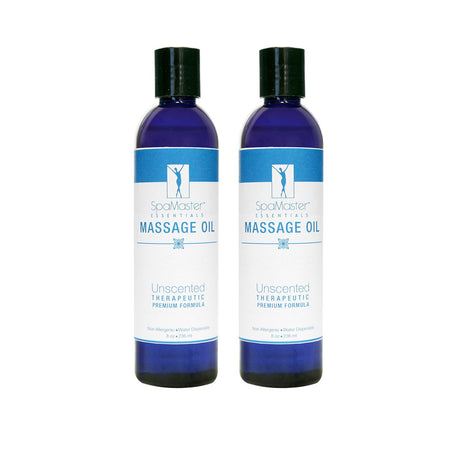 Master Massage  Organic & Unscented Water-Soluble Blend Massage Oil