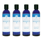 Master Massage Unscented Water Soluble Blend Massage Oil pack of 4